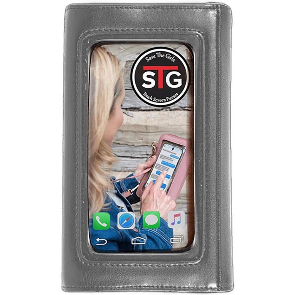 NEW Save The Girls Cleo Cell Phone Touchscreen Black Crossbody Purse with RFID - Picture 4 of 5